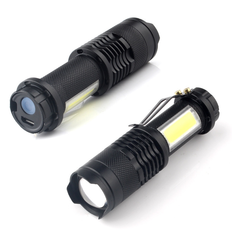 Y18 Rechargeable Small EDC COB Torch Flashlight