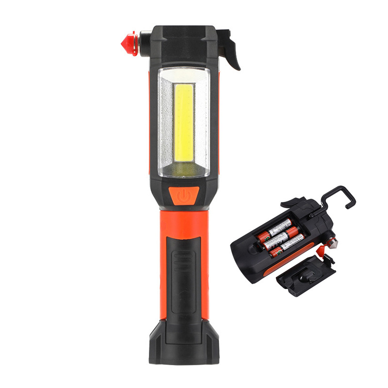 829 COB Multifunctional Dry Battery Folding Rotary Working Light