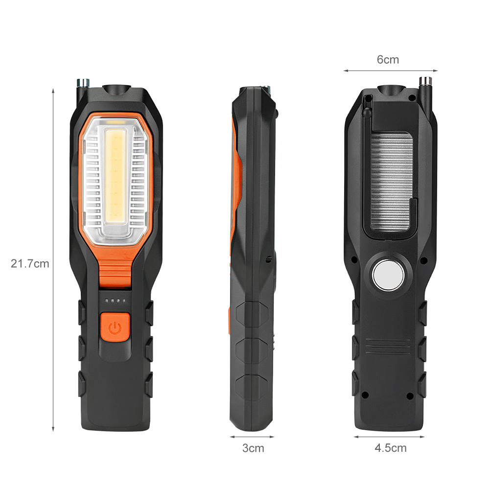 6302 COB Dry/Rechargeable Folding Rotary Working Light