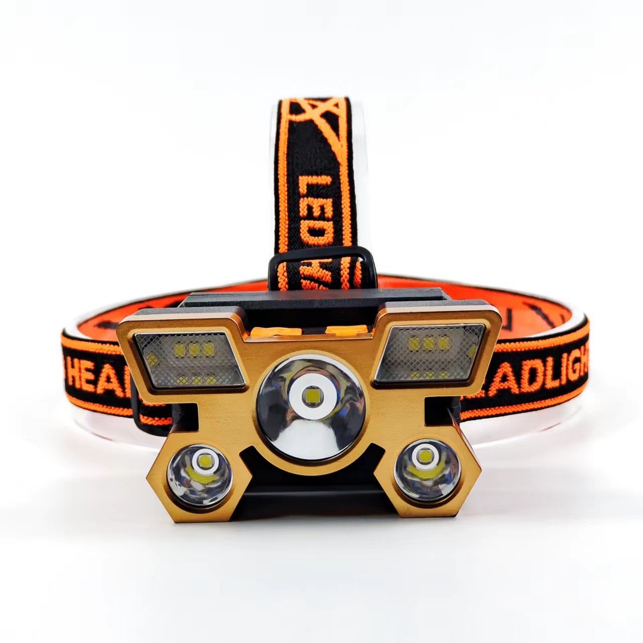 8104 Rechargeable 5 Lamps COB Headlamp