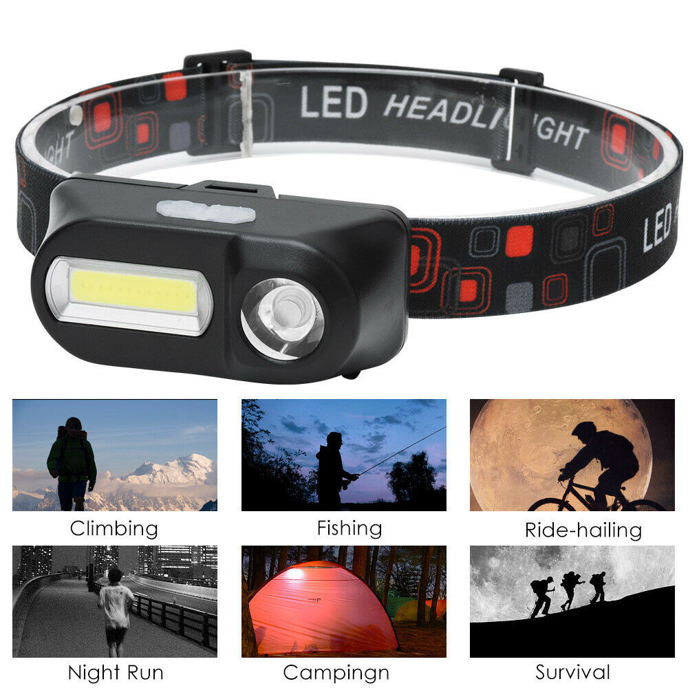 1804 Rechargeable Induction COB Headlamp