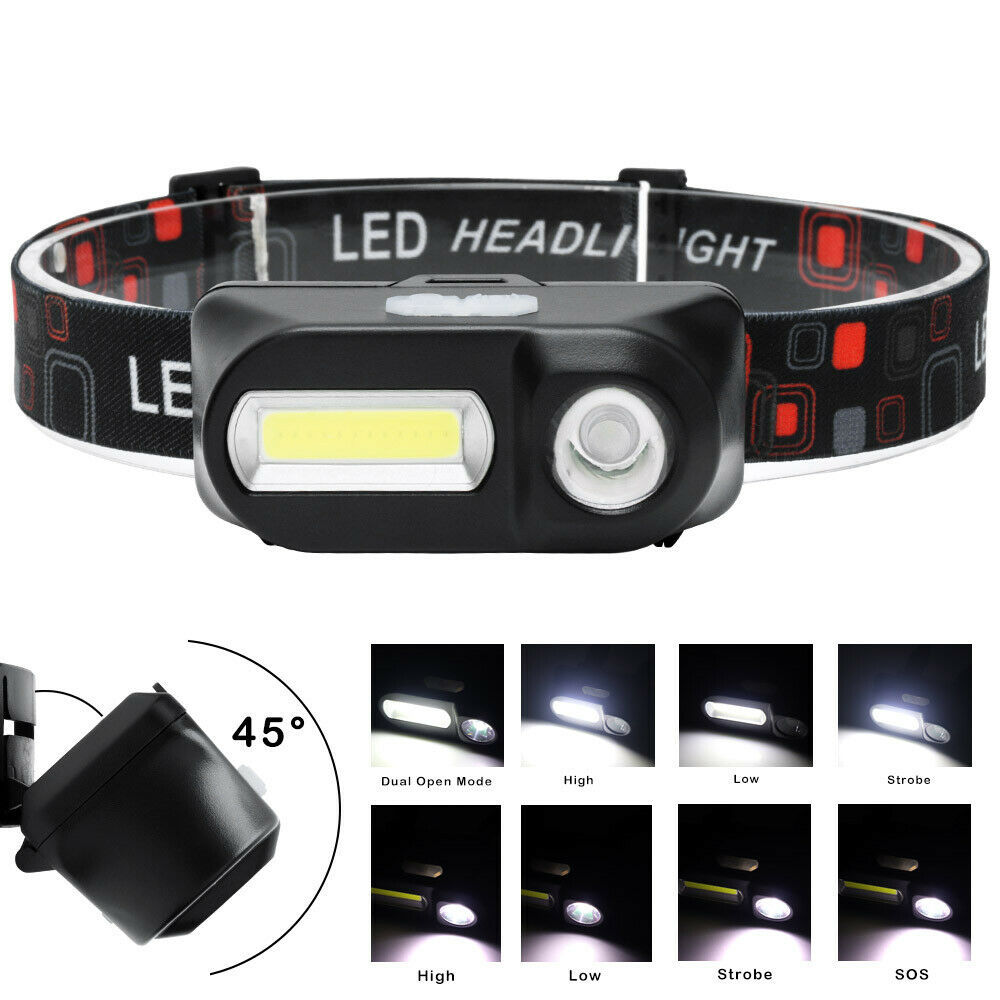 1804 Rechargeable Induction COB Headlamp