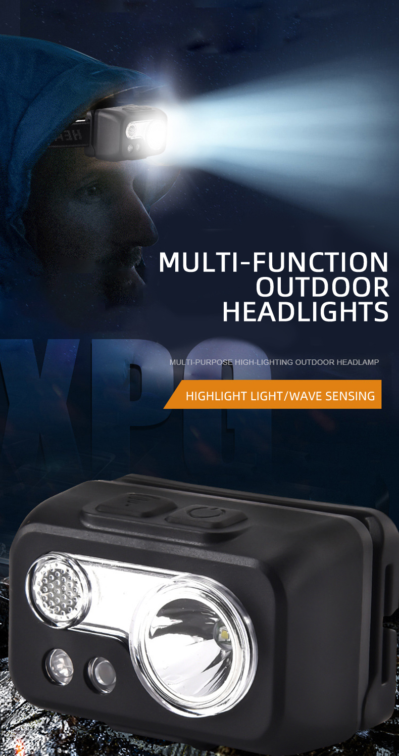 Y74 Rechargeable Induction Headlamp