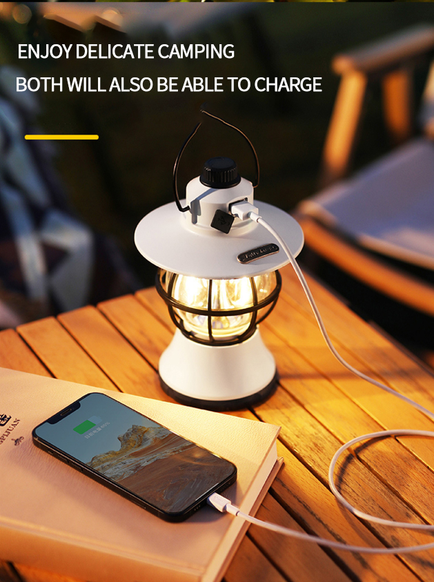 L805 Dry Cell/Rechargeable Retro Lantern