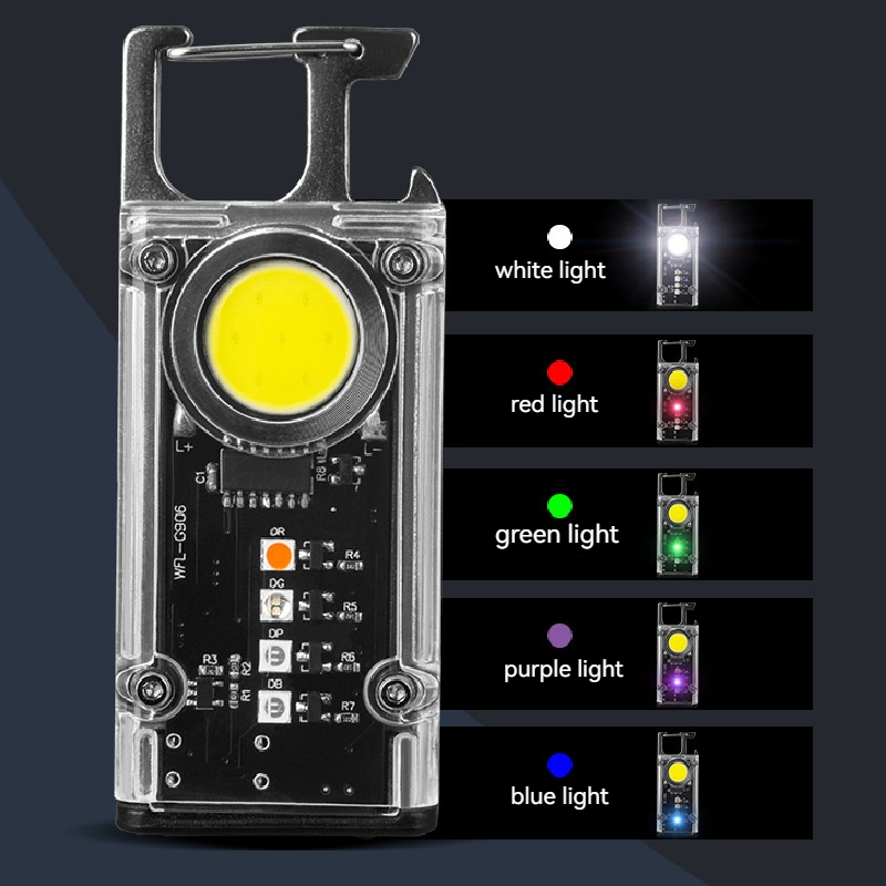 R02 Rechargeable Keychain Mini Torch