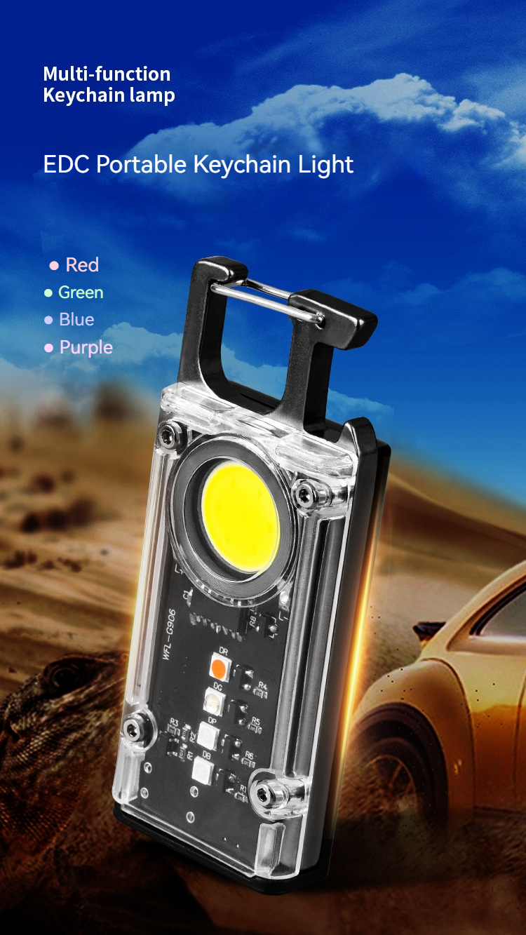 R02 Rechargeable Keychain Mini Torch