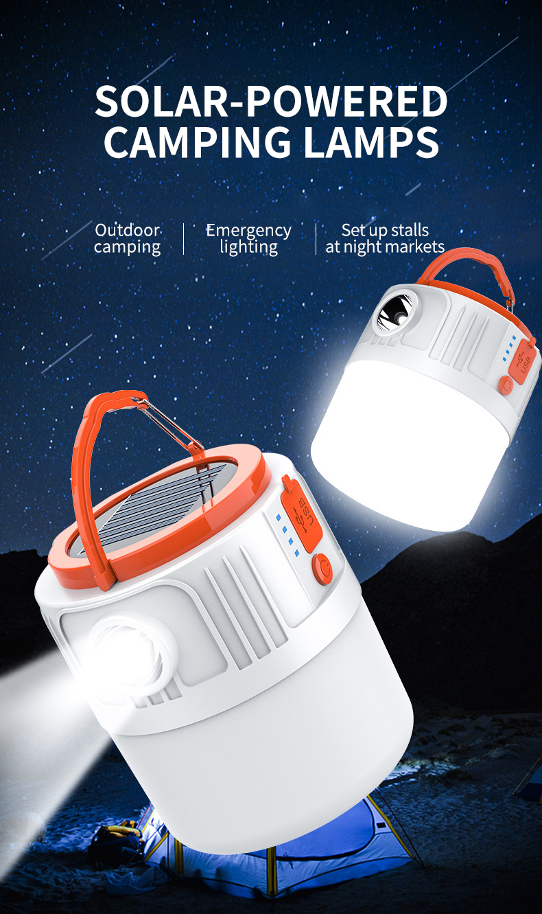 V65-1 Solar Powerbank Camping Lantern