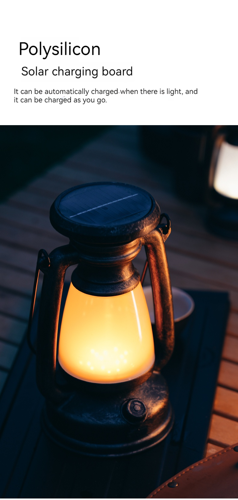 LY16 Solar Retro Lantern