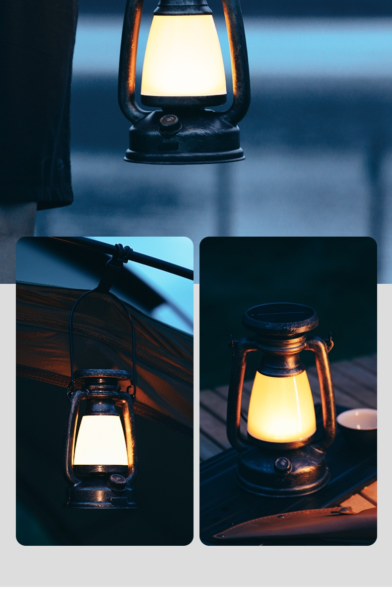 LY16 Solar Retro Lantern