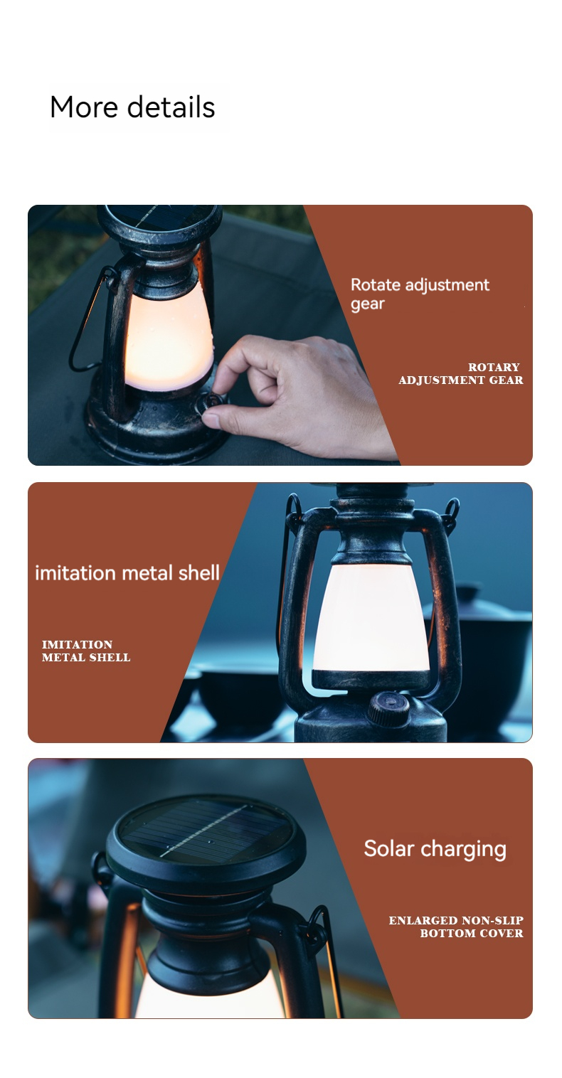 LY16 Solar Retro Lantern