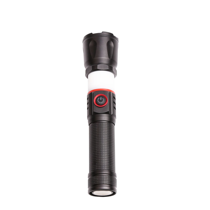 529 Outdoor 800LM Rechargeable Multifunctional Zoom Magnetic Flashlight