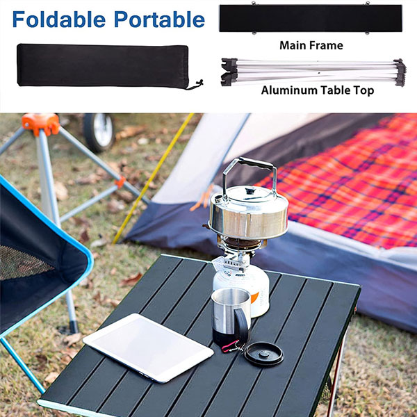 Outdoor Aluminum Alloy Light Portable Outdoor Picnic Table