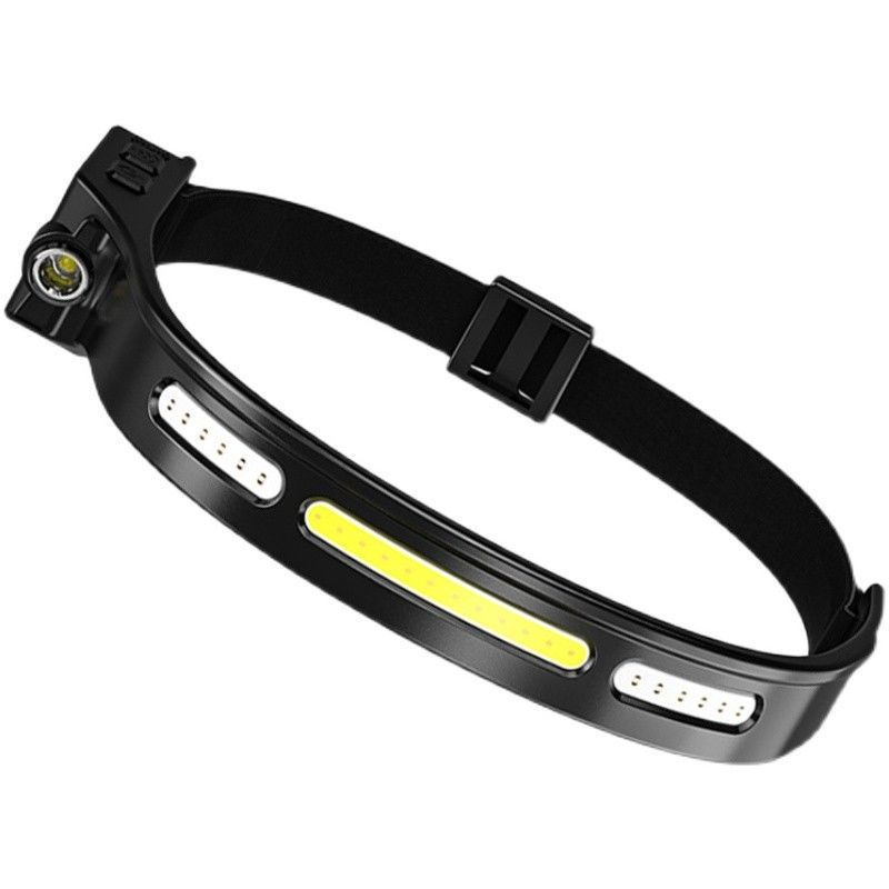 LX300 LED Emergency Headlamp Red Light Induction Running Head Torch