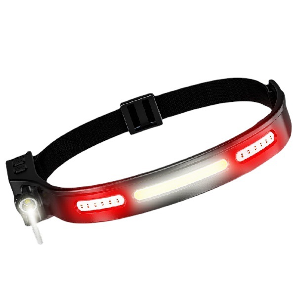 LX300 LED Emergency Headlamp Red Light Induction Running Head Torch